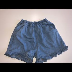 Vintage high waisted filly denim shorts